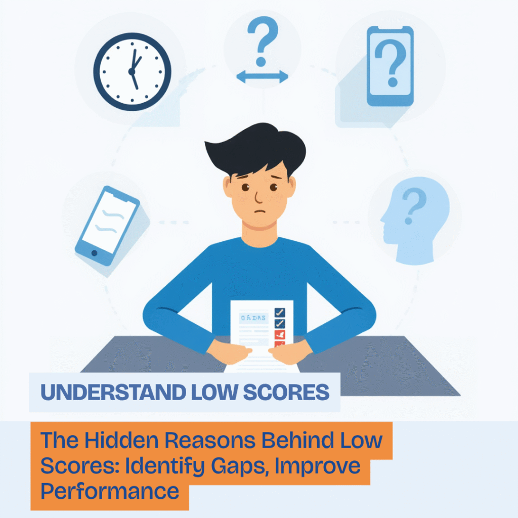 why am I not scoring good marks in exams