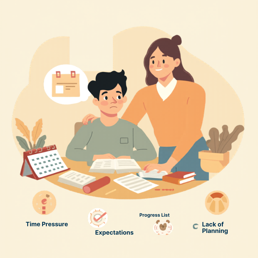 how to avoid exam stress during board preparation