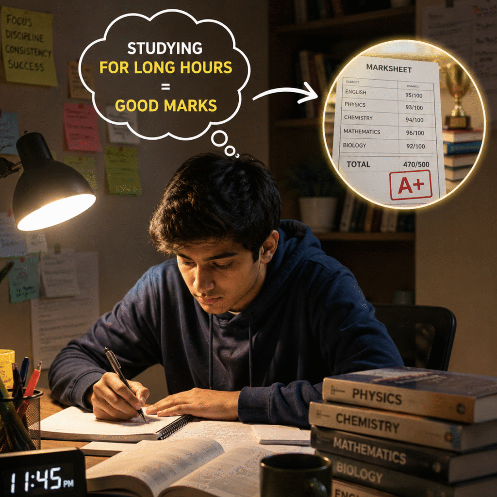 why studying long hours doesn’t guarantee good marks